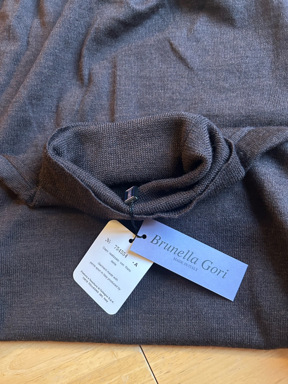Italian Merino Wool Turtleneck Sweater - Picture 11 of 11